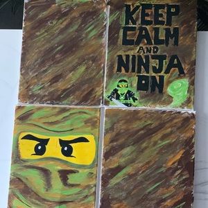 Painted Canvas wall art